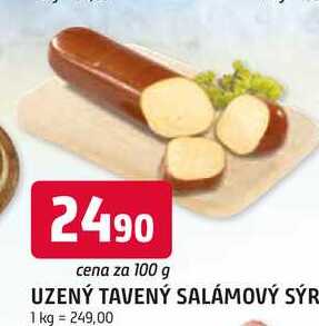 UZENÝ TAVENÝ SALÁMOVÝ SÝR 100 g