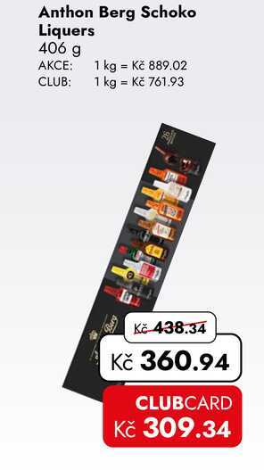 Anthon Berg Schoko Liquers 406 g