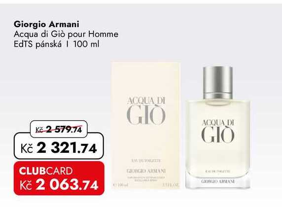 Giorgio Armani Acqua di Giò pour Homme EdTS pánská 100 ml