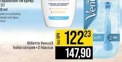 Gillette Venus3 holící strojek+2 hlavice