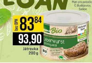 Játrovka 200 g