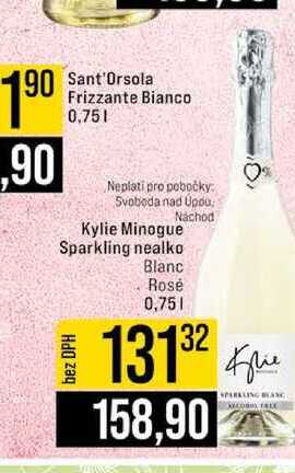 Kylie Minogue Sparkling nealko Blanc Rosé 0,75l