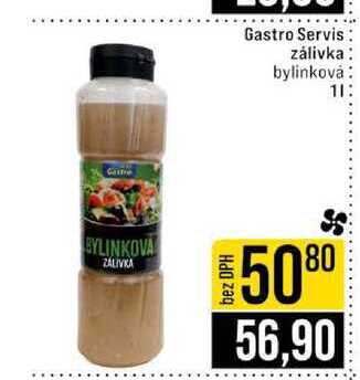 Gastro Servis zálivka bylinková 1l