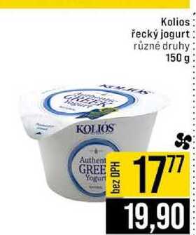 Kolios řecký jogurt různé druhy 150 g