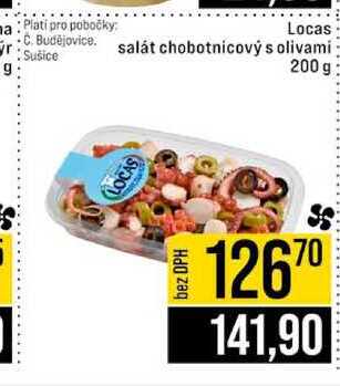 Locas salát chobotnicový s olivami 200 g