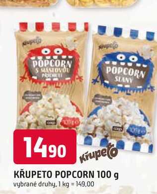 KŘUPETO POPCORN 100 g