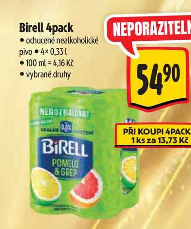 Birell 4x0,33 l