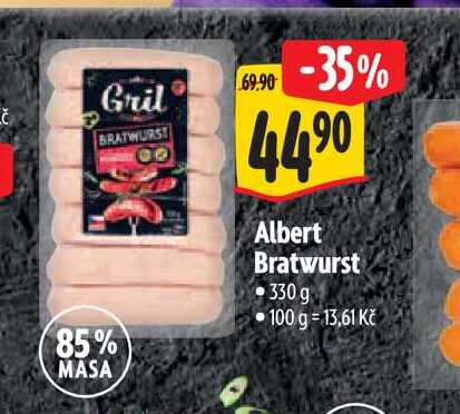 Albert Bratwurst 330 g