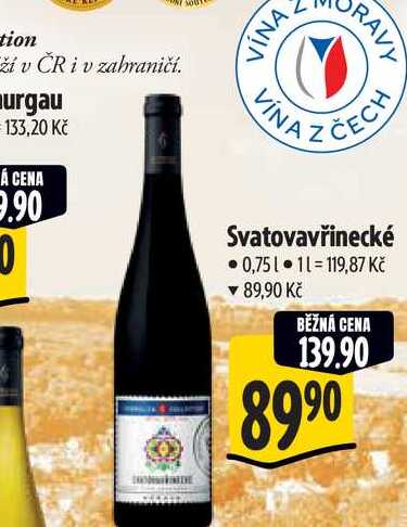 Svatovavřinecké 0,75 l