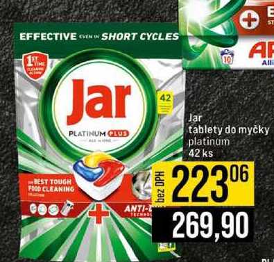Jar tablety do myčky platinum 42 ks 