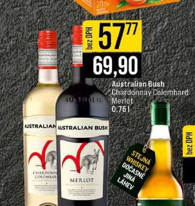 Australian Bush Chardonnay Colombard Merlot 0.75l