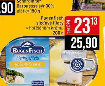 Rugenfisch sledové filety v horčičnem krému 200 g 