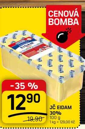 JČ EIDAM 30% 100 g