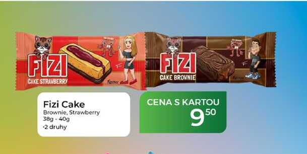 Fizi Cake Brownie, Strawberry 38g-40g
