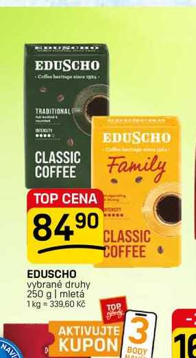 EDUSCHO vybrané druhy 250 g | mletá