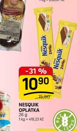 NESQUIK OPLATKA 26 g 