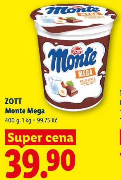 ZOTT Monte Mega, 400 g