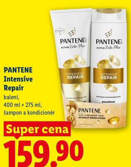 PANTENE Intensive Repair, 400 ml + 275 ml