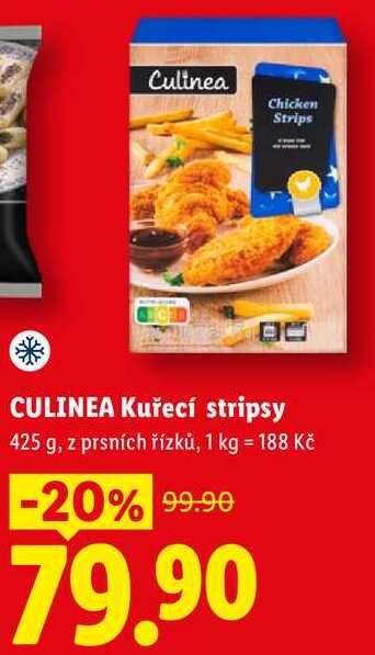 CULINEA Kuřecí stripsy, 425 g