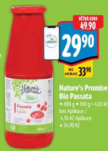 Nature's Promise Bio Passata, 690 g