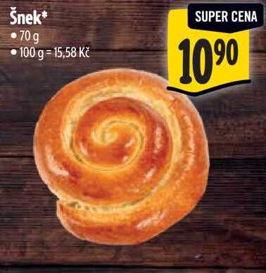 Šnek, 70 g