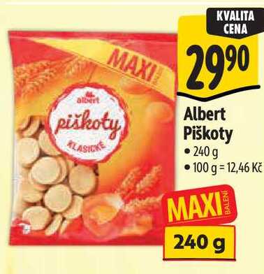 Albert Piškoty, 240 g