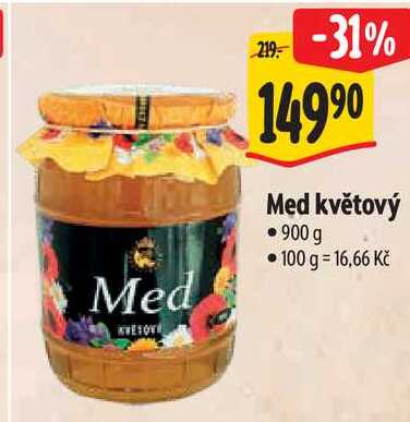 Med květový, 900 g