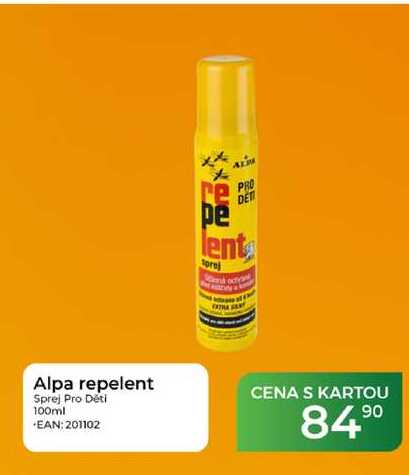 Alpa repelent Sprej Pro Děti 100ml