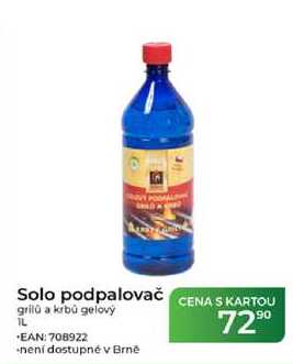 Solo podpalovač grilů a krbů gelový IL