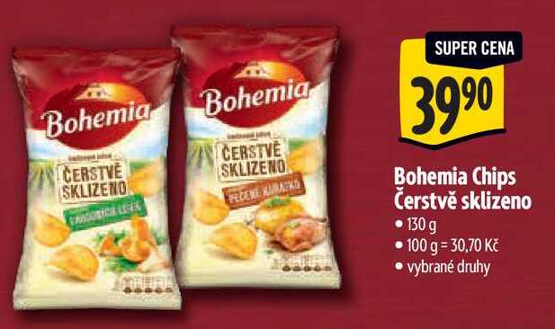 Bohemia Chips Čerstvě sklizeno, 130 g