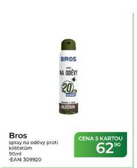 Bros spray na odevy proti klištatúm 90ml  