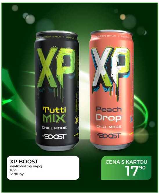 XP BOOST nealkoholický nápoj 0,33L