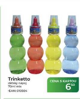 Trinketto dětský nápoj 70ml mix  