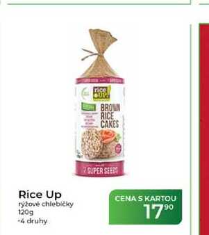 Rice Up rýžové chlebíčky 120g 