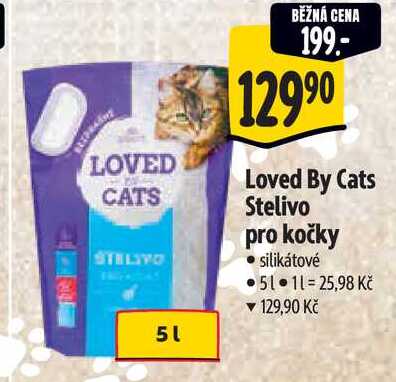 Loved By Cats Stelivo pro kočky silikátové, 5 l