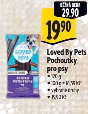 Loved By Pets Pochoutky pro psy, 120 g