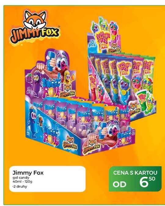 Jimmy Fox gel candy 40ml-120g