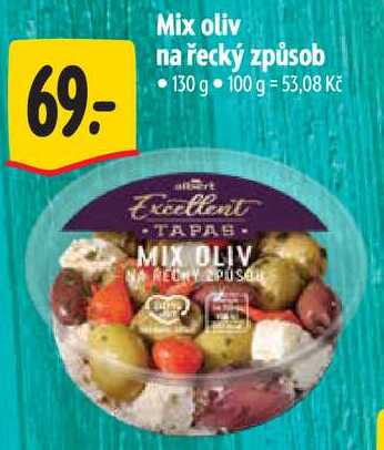 Mix oliv na řecký způsob, 130 g
