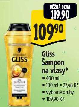 Gliss Šampon na vlasy, 400 ml
