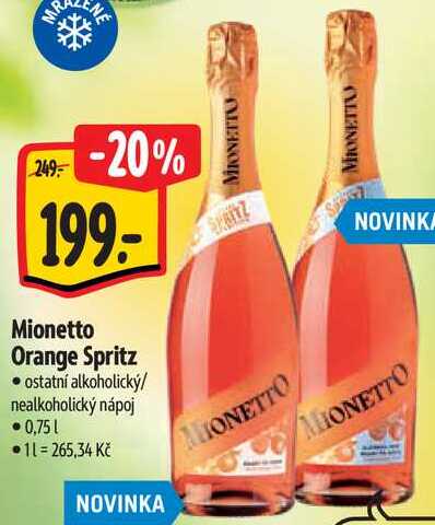 Mionetto Orange Spritz, 0,75 l
