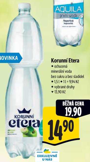 Korunní Etera, 1,5 l
