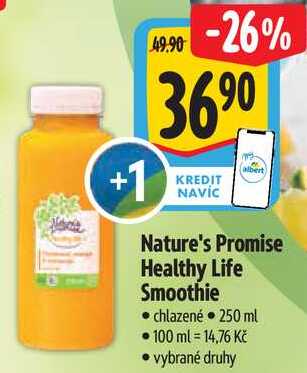 Nature's Promise Healthy Life Smoothie, 250 ml