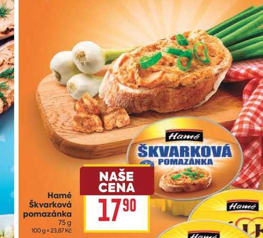 Hamé Škvarková pomazánka 75g