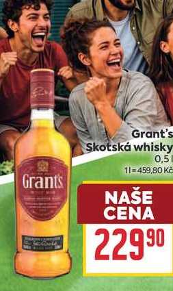 Grant's Skotská whisky 0,5l