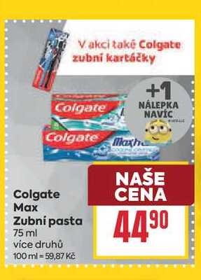 Colgate Max Zubní pasta 75 ml