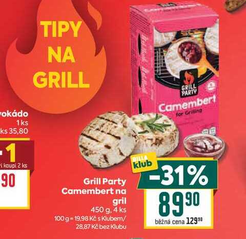 Grill Party Camembert na gril 450 g