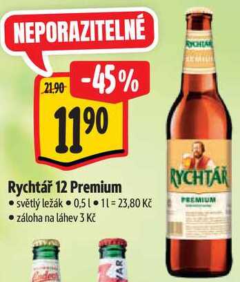 Rychtář 12 Premium, 0,5 l
