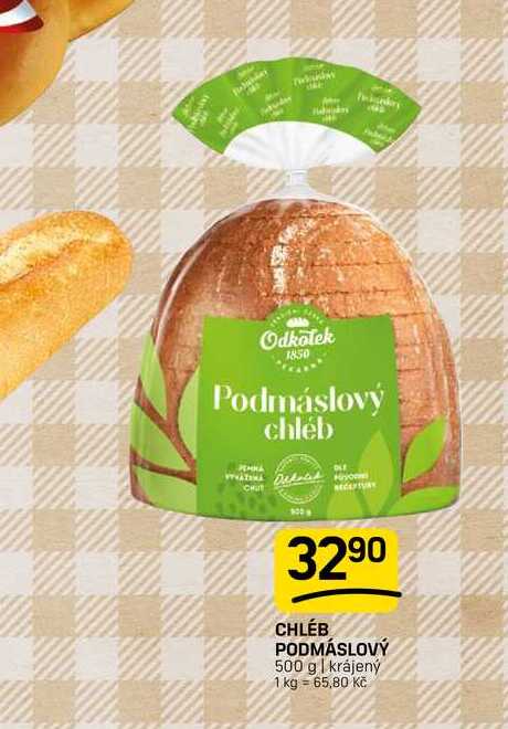 CHLÉB PODMÁSLOVÝ 500 g | krájený
