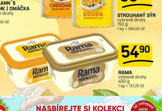 RAMA vybrané druhy 400 g
