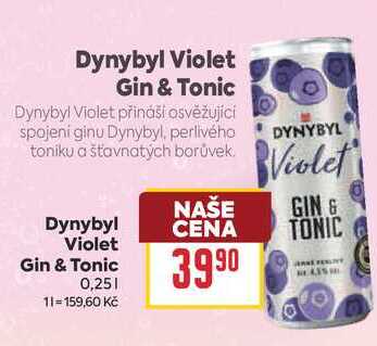 Dynybyl Violet Gin & Tonic 0,25l